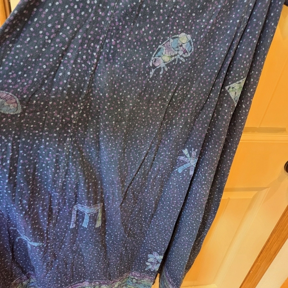 Nnamdi Ibenagu Spirit of Courage Old Style African Tie Dye Maxi Dress Women - Picture 10 of 16